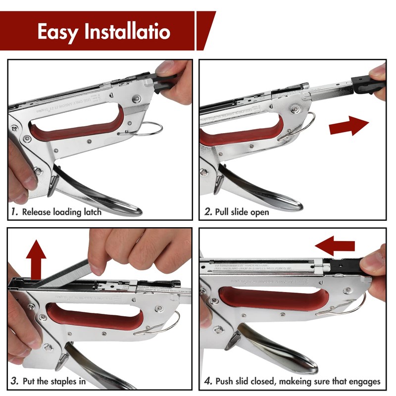 Arrow JT27 Light Duty Staple Gun Kit, Thin Wire Stapler
