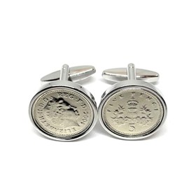 Premium HT 2004 21st wedding Anniversary 22 year birthday/Anniversary 2004 Coin cufflinks