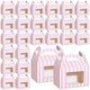 Mooliwe 50 Pcs 6 x 3.5 x 3.5 Inch Pink