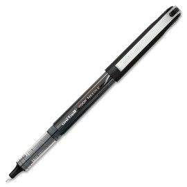 Uni-Ball (1734918) Vision Needle Micro Black Roller Ball Pen, Sold Individually