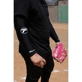 FELTER FITNESS Mangas Deportivas, Par de Mangas para Brazo Protección UV, Transpirables (Negro, Grande)