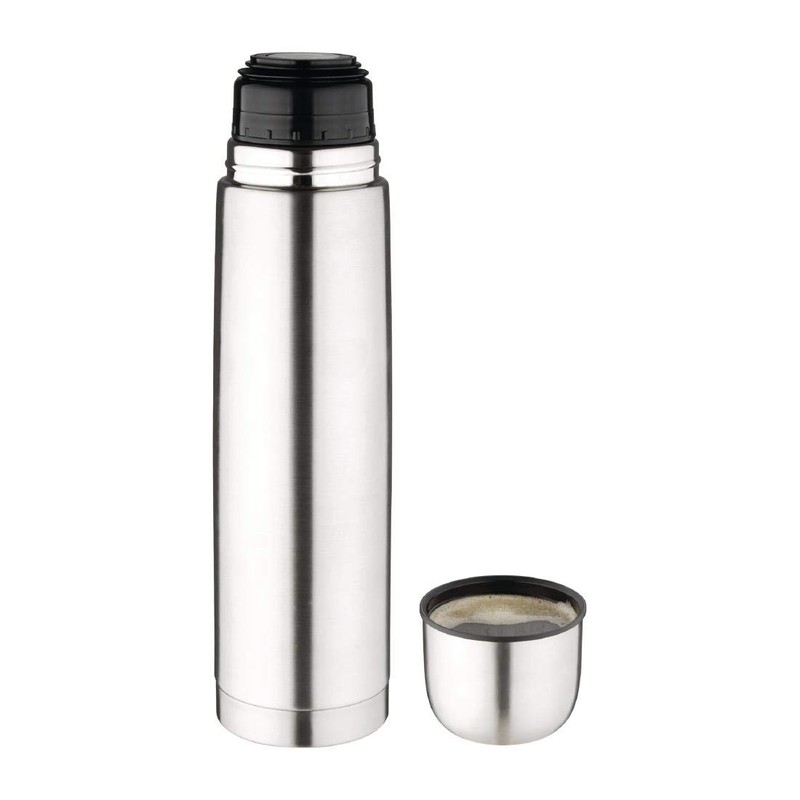 Olympia CN696 Stainless Steel Thermos Flask 1 Litre