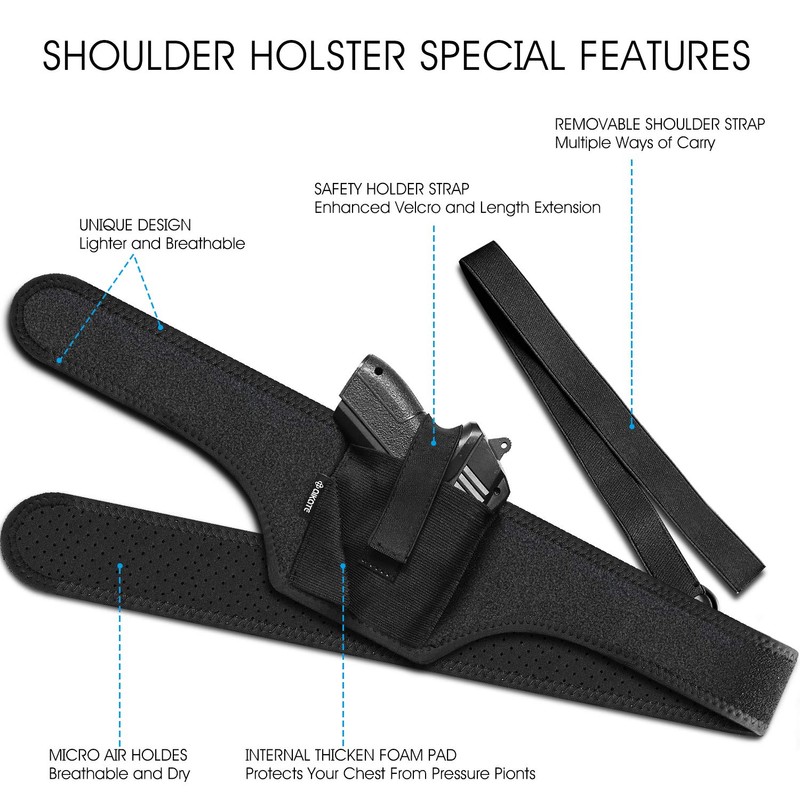 Shoulder Holster (39", Right) Black