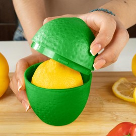 Guateplast - Set Porta Verduras (Ajo, Cebolla, Chile y Limon) | Almacenador de vegetales | Guarda Vegetales | Envase para Verduras