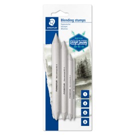 Staedtler Blending Stump Set, for Pastels, Graphite, Charcoal, Artist Blender, Pack of 4 Assorted Sizes, 5426-S BK4
