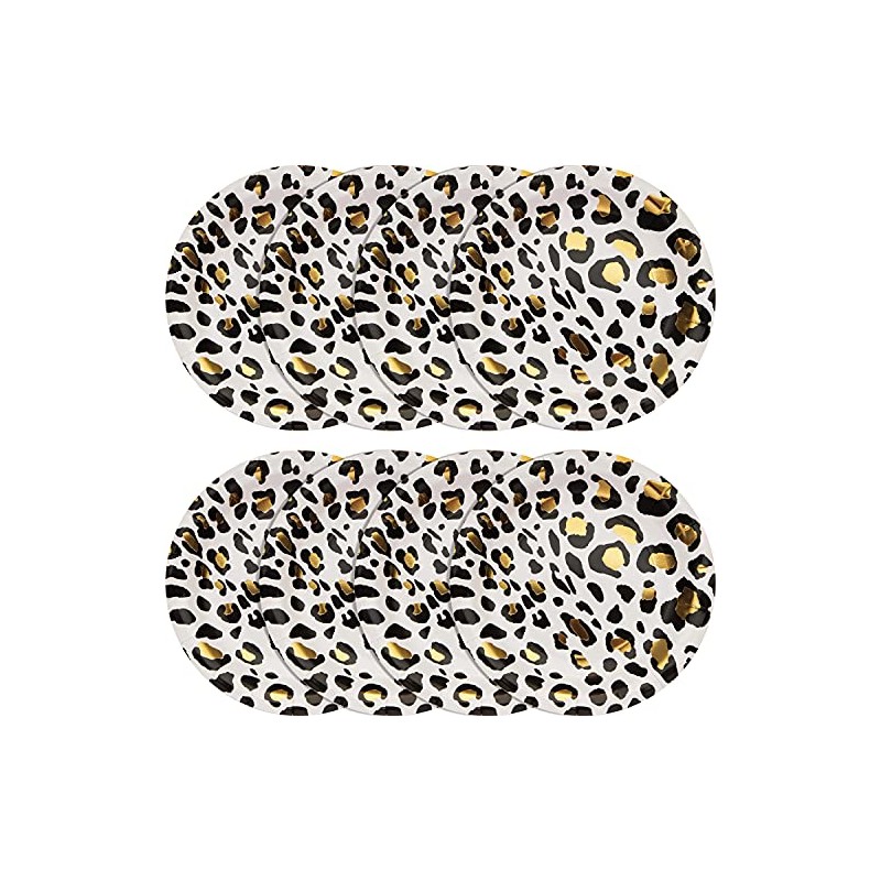 Leopard Paper Plates, 8 ct