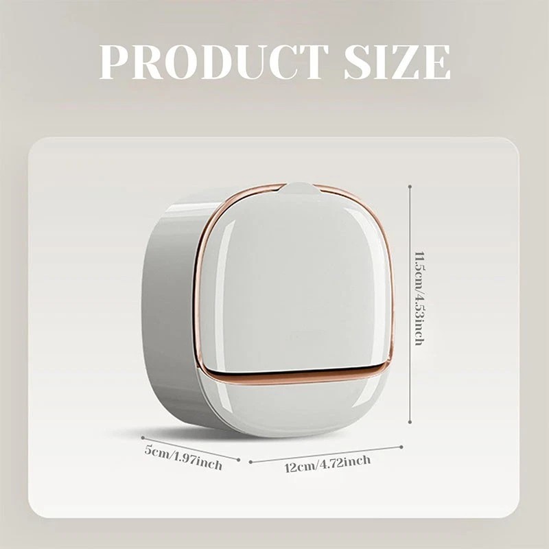 Unbranded Soap Dish with Drainage Box, Wall Mounted Soap Holder