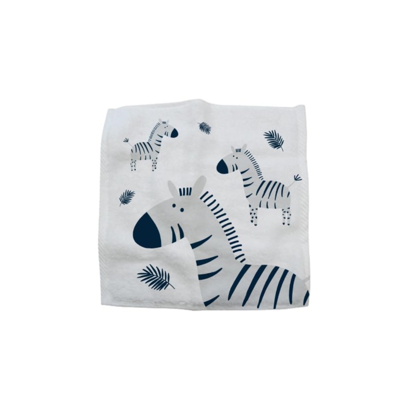 Hello Chums Wash Cloth - Safari Animal Magic Flannel, Face