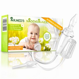 Airmed's Nasal Aspirator. Nasensauger Baby. Clinically tested, safe and gentle