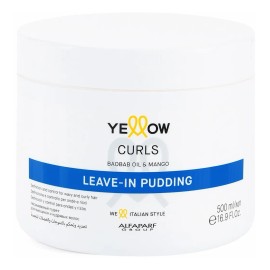 Mascarilla Yellow Alfaparf Milano para Definición y Control de Rizos 500 mL - Hidratación Profunda