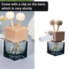 8 Stück Auto-Lufterfrischer Parfüm-Clip-Diffusor 8 ml für Aromatherapie-Duft-Ornament Leere ätherische