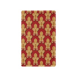 YETTASBIN Christmas Gingerbread Man Toggle Light Switch Cover Unbreakable Wall Plate Cover with Screws for Living Room, Bedroom, Office, School, Home Decor-4.53 x 2.76 Inch