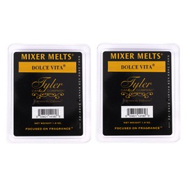 Tyler Candle Company Dolce VITA 1.9 Ounce Scented Mixer Wax Melt Cubes for Tart Burner, Pack of 2