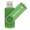 SIMMAX USB Flash Drives 2 Pack 16GB Memory Stick Swivel