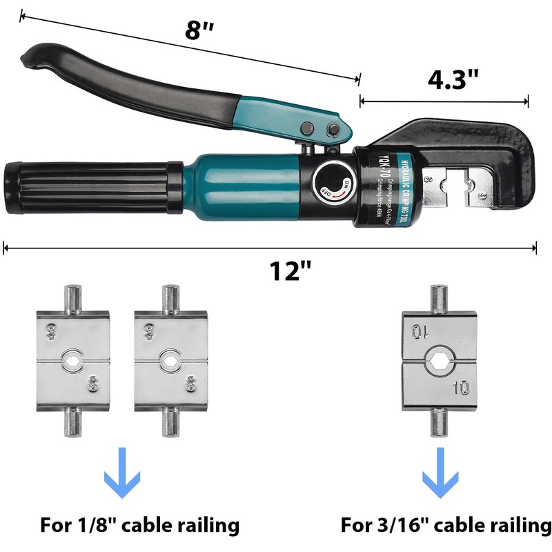 DN Mate Hydraulic Crimping Tool/Hydraulic Crimper for Stainless Steel Cable
