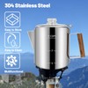 DITOSH 9 Cup Percolator 304 Stainless Steel Coffee Pot Coffee