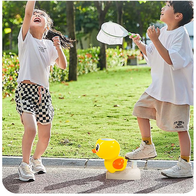 Duck Catch Saucer Game Toy Flying Interactive Duck Disc Launcher