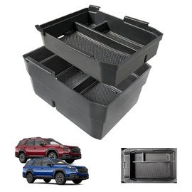 2026 Outback Center Console Organizer Tray 【Double Layer 】 for 2026Outback (Premium/Limited/Touring/Wilderness/Limited XT/Touring XT) Console Insert Organizer 2026 Subaru Outback Accessories