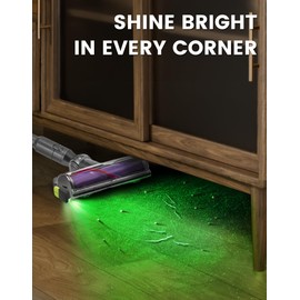 Green Vacuum Light Show All Dust, Vacuum Cleaner Light Attachment Suitable for Dyson Shark Bissell, Display Micro Dust & Detect Cat Dog Hair, Upgrade Universal Accessories (USB-C Rechargeable)