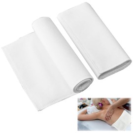 2 Pack Castor Oil Foot Pack Cotton Flannelette Reusable Organic Castor Oil Prevent Leakage Castor Oil Compress for Liver, Abdomen, Joints (White)