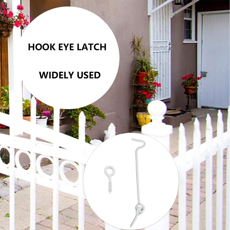 Sdstone Cabin Hook and Eye Latch Gate Door Swivel Window