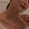Tewiky Gold Choker Necklaces for Women, Dainty Necklace 14k Plated