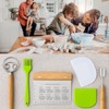 BOORIKA Sourdough Bread Baking Tool Set with Danish Dough Whisk,