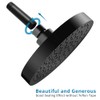 Straight Shower Arm with Flange, Ceiling Mount 3" Rainfall Shower