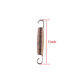 SBRRAIL 7 Inch Trampoline Accessories Heavy Duty Galvanized Steel Large Springs Puller Tool Replacement Trampoline Parts with T Hook and Gloves, 16 Set