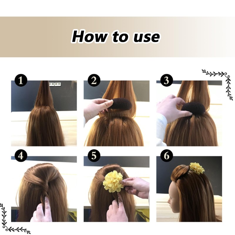 2Pcs Charming Bump It Up Volume Inserts Hair Comb Do