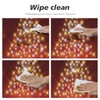 Round Tablecloth Merry Christmas Xmas Tree Fitted Elastic Waterproof Wipeable