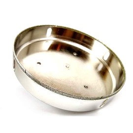 6-5/16 Diamond Hole Saw Drill Bit Ceramic, Porcelain Tiles, Glass, Quartz, Marble, Granite Countertop, Diamond Coated Core Bits Kitchen, Bathroom, Shower, Drain, Toilet Installation