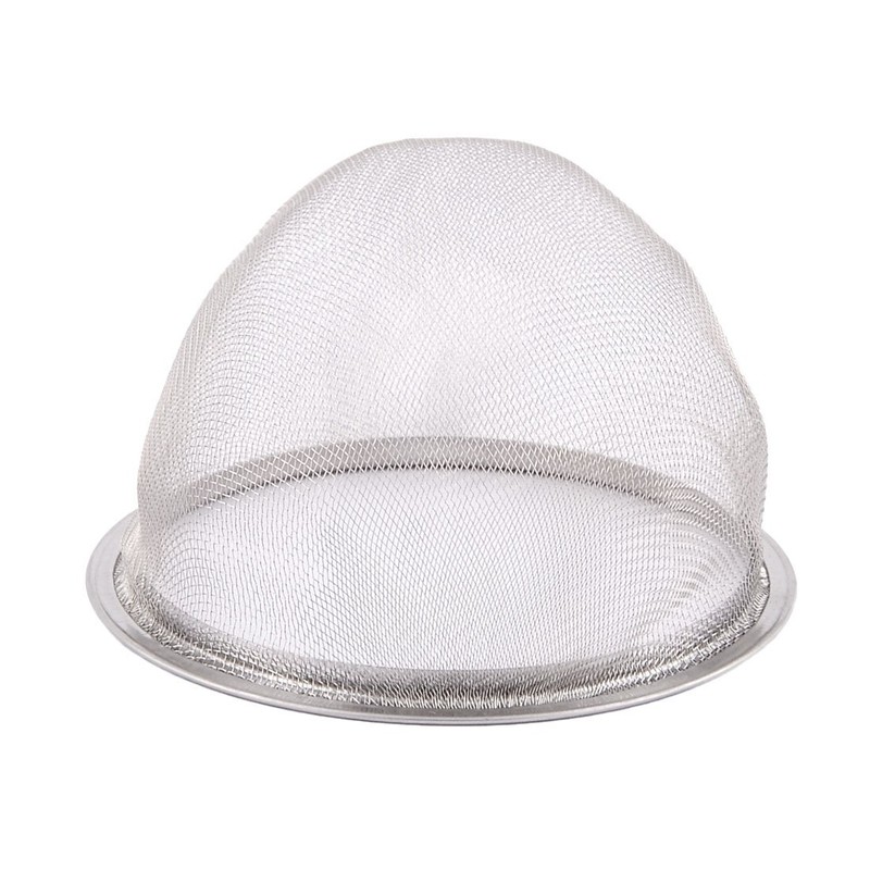 sourcingmap Stainless Steel Round Mesh Reusable Tea Leaf Spice Teapot