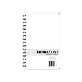 Dated Minimalist DayPlanner - 12 Monthly Calendar Overview, to-do Lists, Weekly and Daily Planning (5.5 by 8.5 inches), 2025-2026 Minimalist