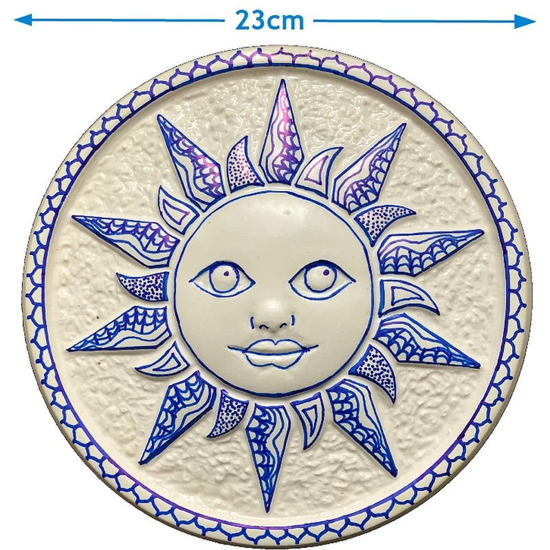 Sun Garden Concrete or Plaster Plaque Mould Stepping Stone Mold