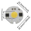 ZCZQC LED Chip 4PCS 110V 3W White High Power COB