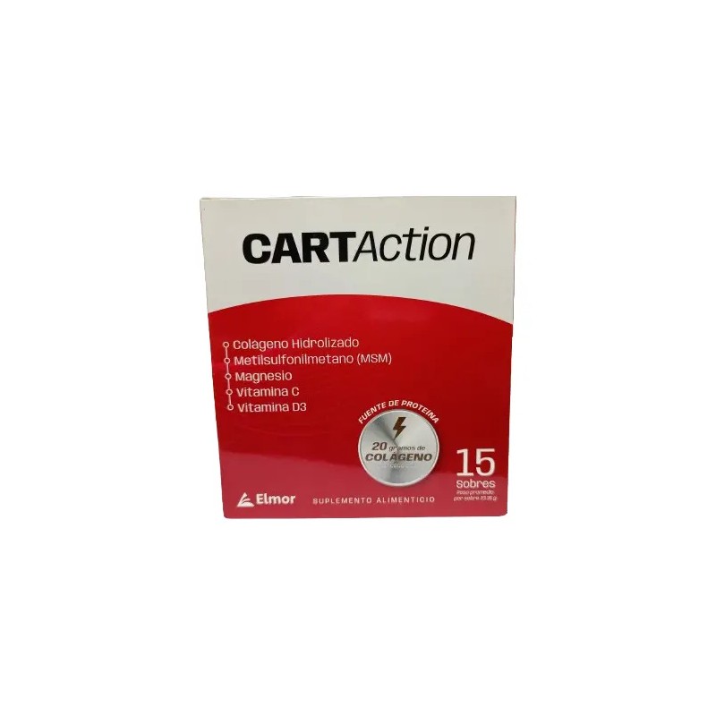 Suplemento Alimenticio Elmor Cartaction Caja Sobres