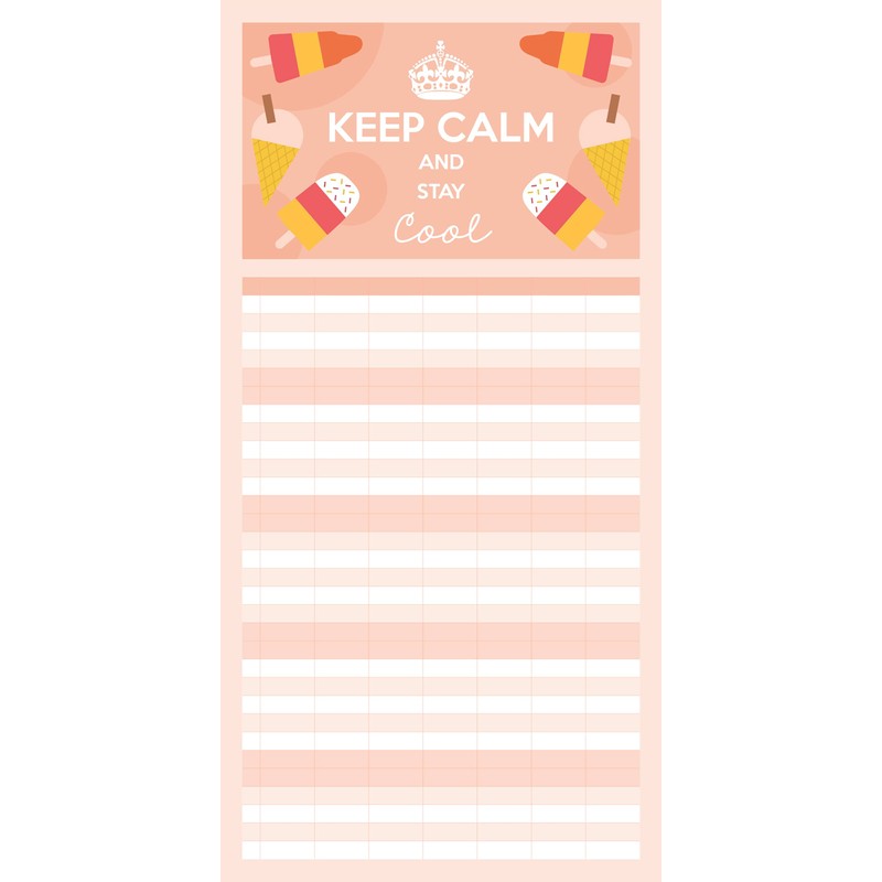 Keep Calm 2025 Family Planner Calendar