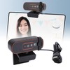 1080P Webcam with Microphone Noise Canceling, Web Camera 30fps Facial