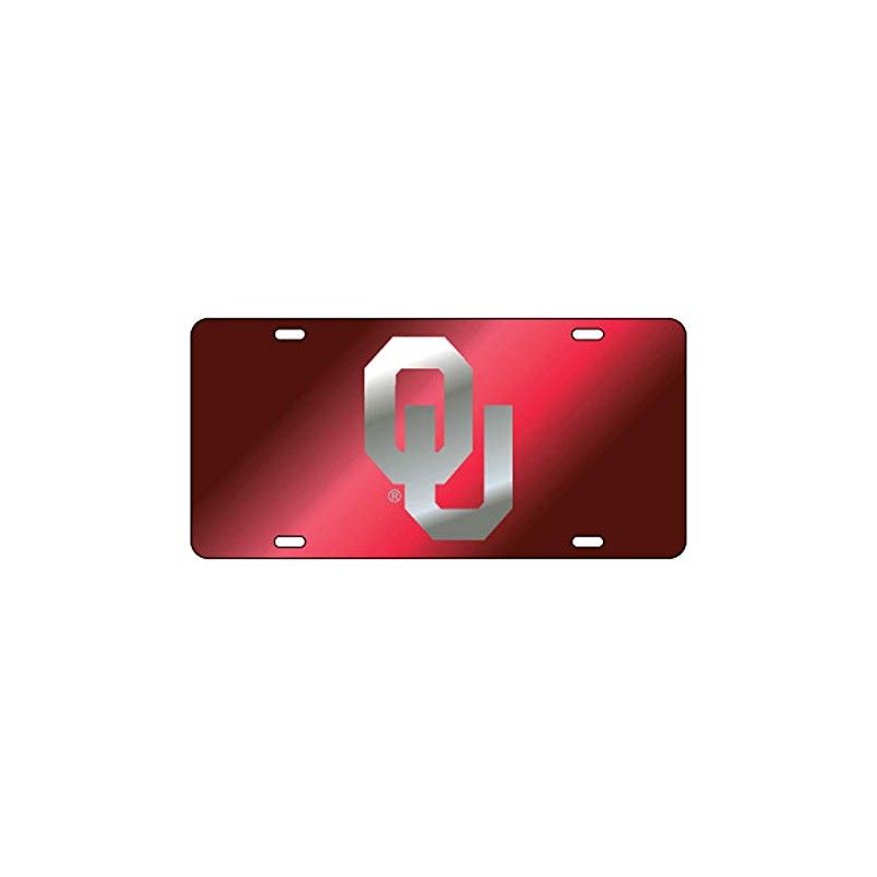Craftique OU Oklahoma Sooners - Placa de matrícula con espejo