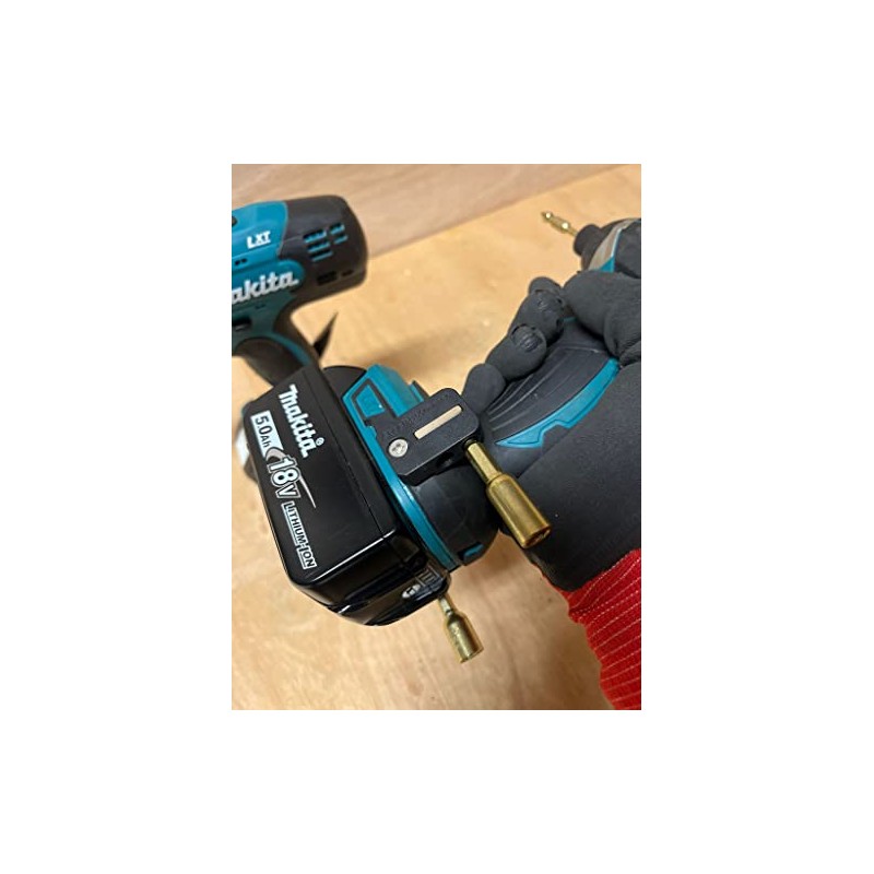 StealthMounts Stubby Black Magnetic Bit Holder Compatible with Makita (2