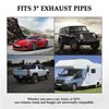 3 inch Exhaust Clamp with Hanger,Heavy Duty Exhaust Hanger with