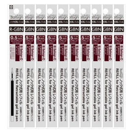 Sakura Crepas R-GBN05#22 (10) Ballpoint Pen Refill for Ball Sign iD 0.5mm Cassis Black