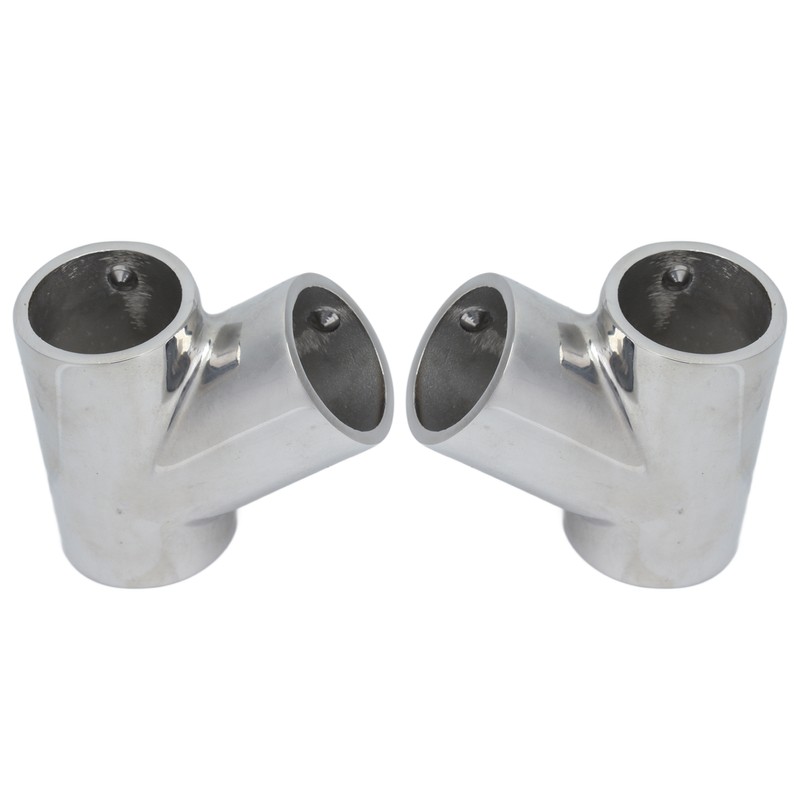 1 Pair of Boat Handrail Fittings Parts 60 Degree 316