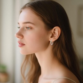 YFN Filigree Earrings Sterling Silver Gold Plated Two Tone Hoop Earrings Filigree Jewellery Gifts for Women