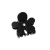 VingTAINE H7801-BK- Hair Claw Black and White Flower Hair Clip,