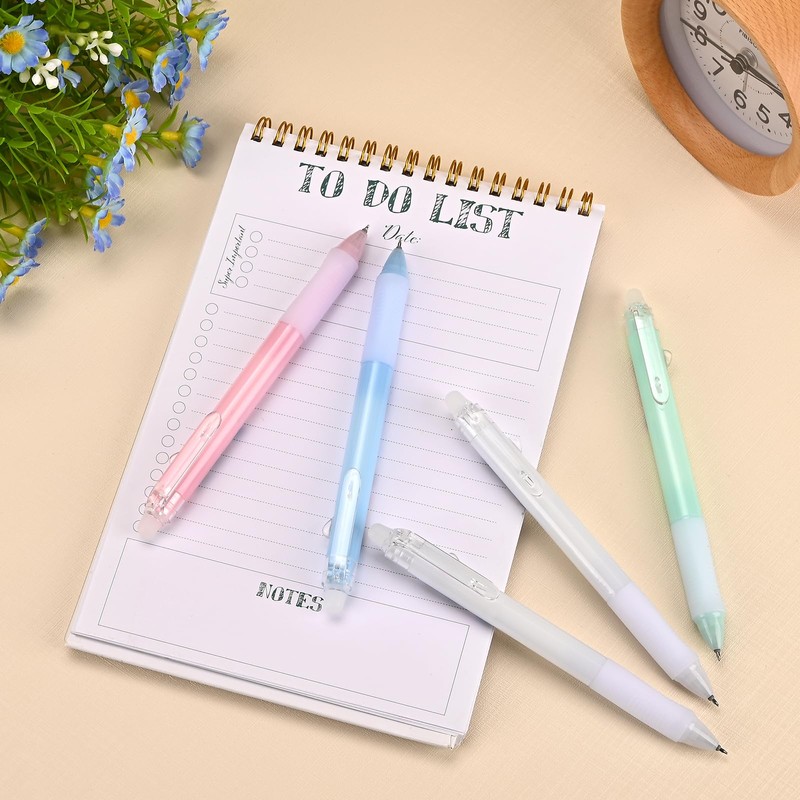 BAYTORY 6 Pcs Retractable Erasable Gel Pens, Rub Out Pens