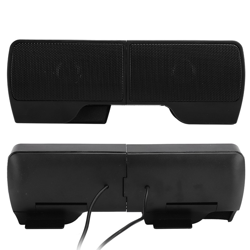 Laptop Soundbar USB Clip Screen Mini Desktop Portable 2.0 Audio