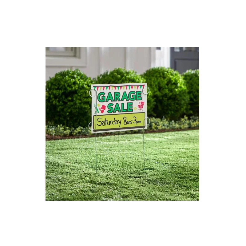 Everbilt 10 in. x 14 in. Vinyl Garage Sale Sign