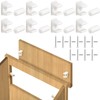 Juexica 8 Pairs False Cabinet Front Clip False Drawer Front